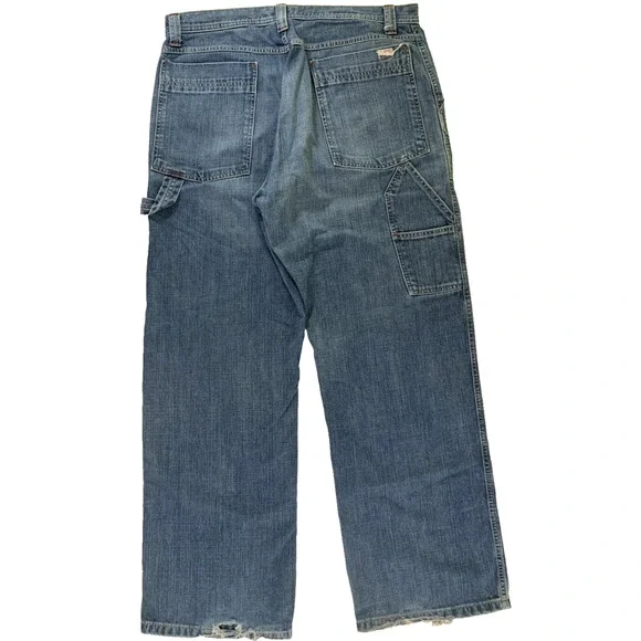 Vintage Polo Jeans Ralph Lauren Black Mens Size 38 Denim